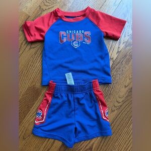 Genuine Merchandise Chicago Cubs Blue & Red Infant Tee Set size 12M